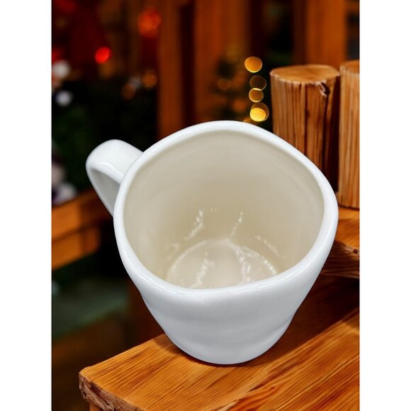 Rae Dunn Set of Christmas Mugs Mr. Claus, Mrs. Claus Artisan Collection - Picture 10 of 11